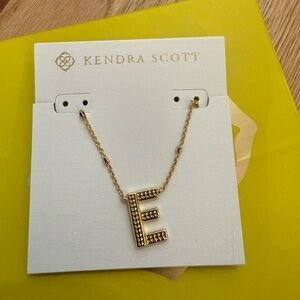 Kendra Scott Gold Letter Necklace